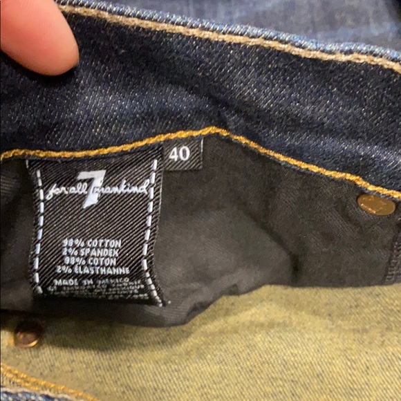 Like new men’s 7 for all mankind jeans - Picture 3 of 3